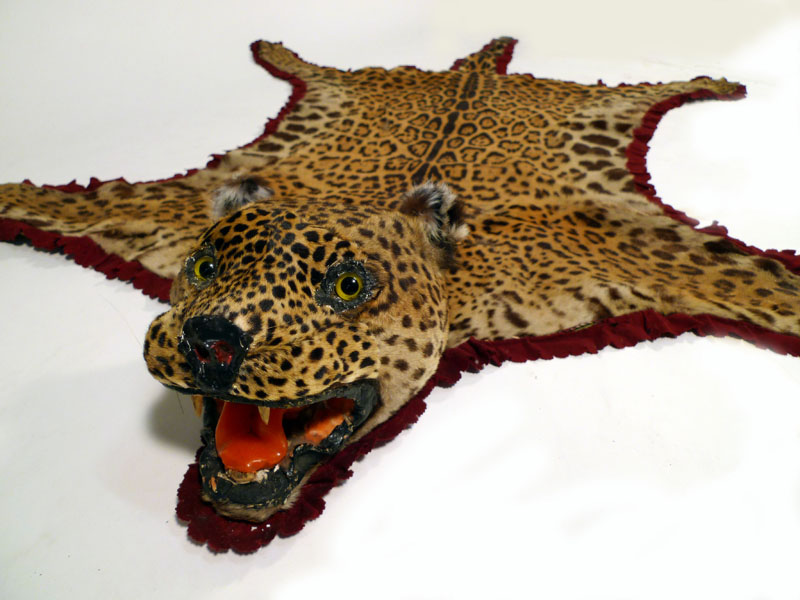 alfombra leopardo.hozico por restaurar 20x195x145 (60eu.) 1u